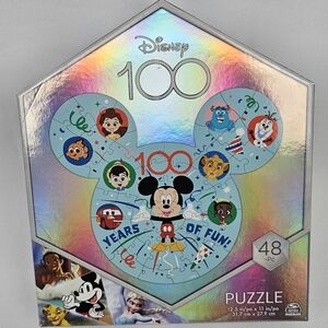 Disney 100 48 Piece 100 Years of Fun Puzzle NEW